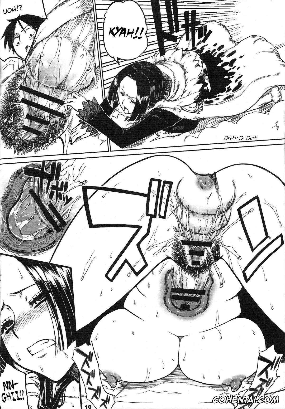 One Piece hentai, Boa Hancock hentai, Domino hentai, Monkey D. Luffy hentai, Sadi-chan hentai, Mero Mero Girls (One Piece), pagina 9