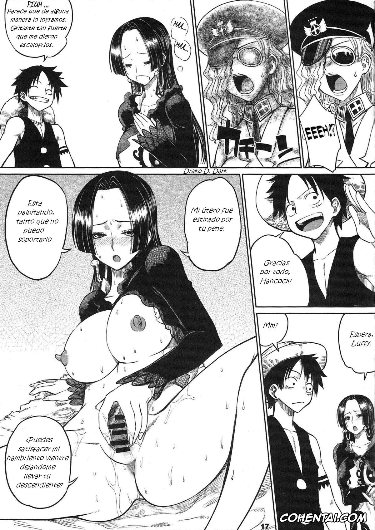 One Piece xxx, Boa Hancock xxx, Domino xxx, Monkey D. Luffy xxx, Sadi-chan xxx, Mero Mero Girls (One Piece), pagina 16