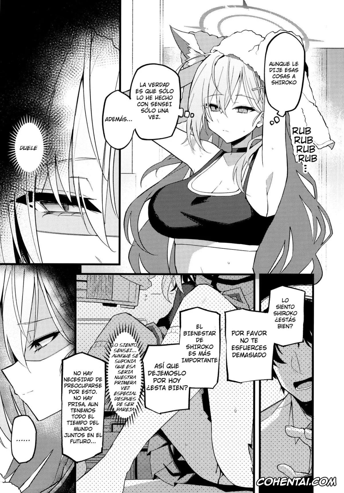 Blue Archive xxx, Sensei xxx, Shiroko Terror xxx, Miren ga Aru to Sureba (Blue Archive), pagina 4