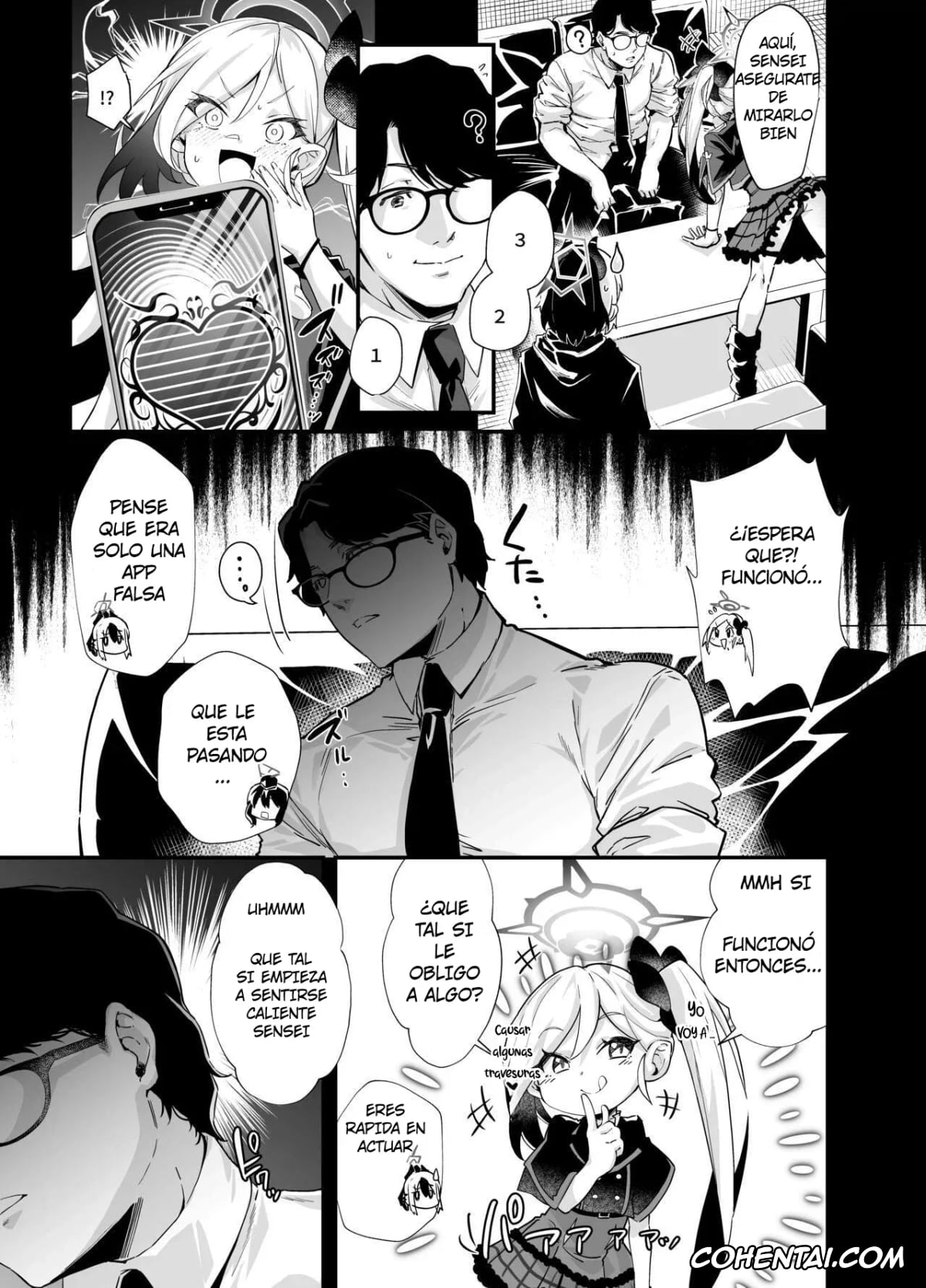 Blue Archive hentai, Aru Rikuhachima hentai, Haruka Igusa hentai, Kayoko Onikata hentai, Mutsuki Asagi hentai, Sensei hentai, Aruchan dake Saimin ni Kakattenai Hon (Blue Archive), pagina 6