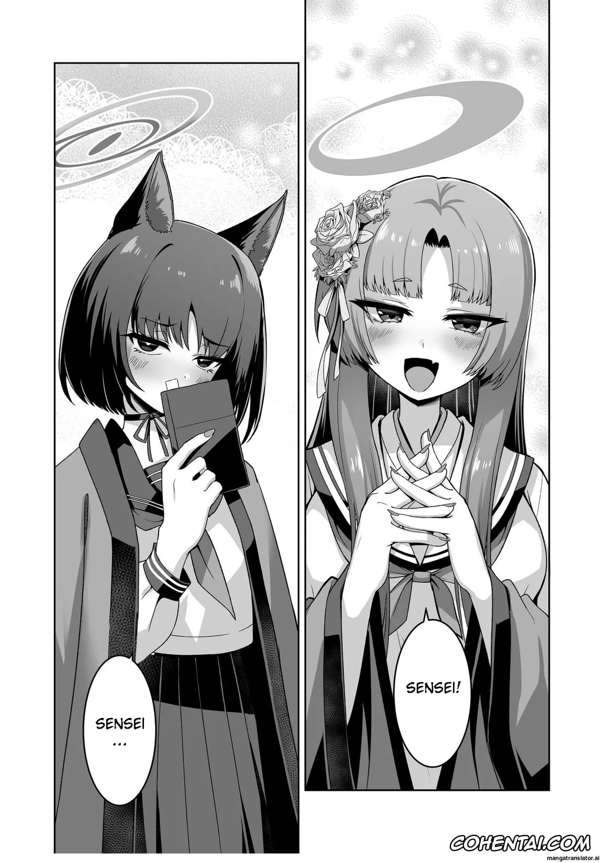 Blue Archive hentai, Nagusa Goryou hentai, Sensei hentai, Uohi (Blue Archive), pagina 3