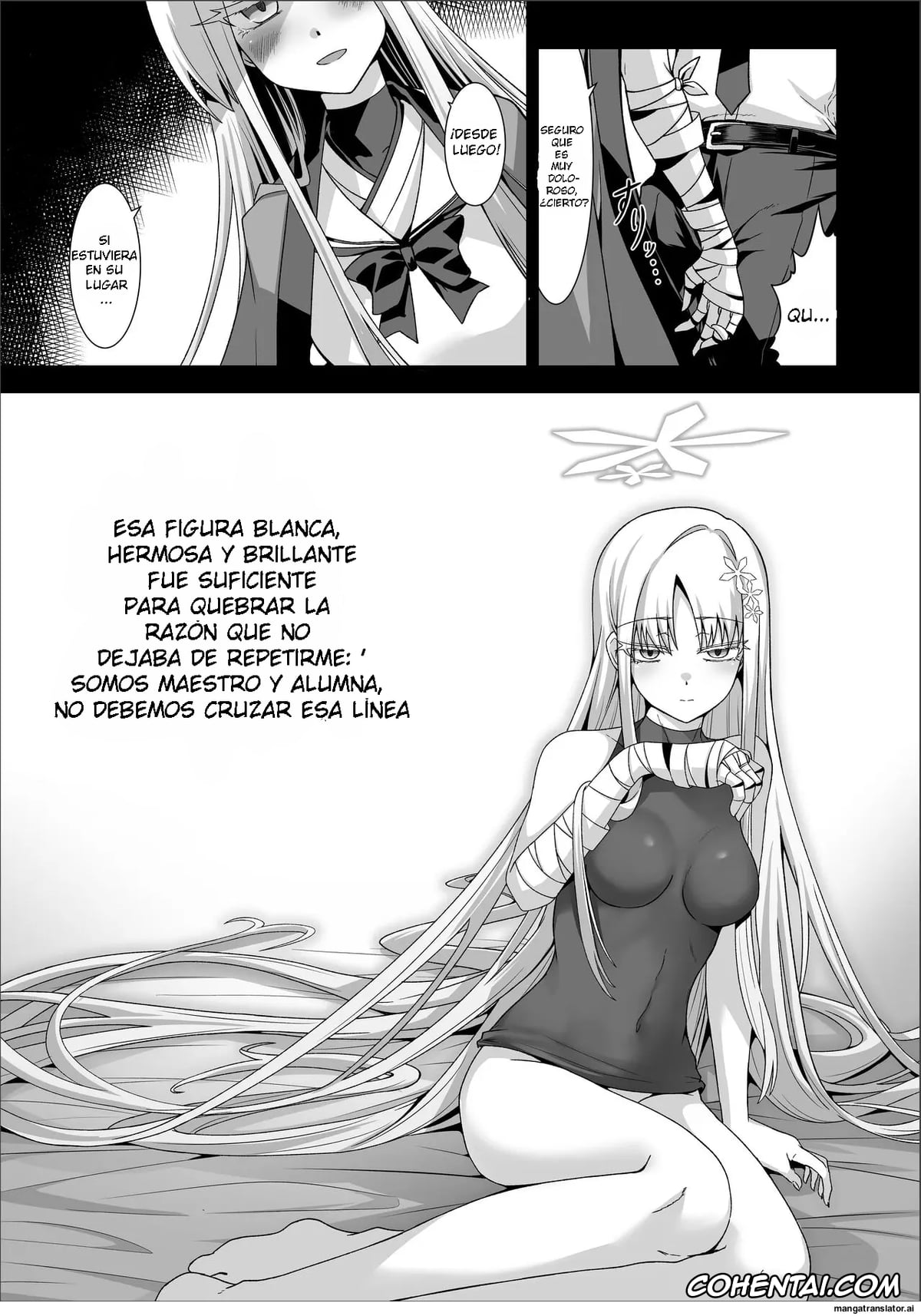 Blue Archive hentai, Nagusa Goryou hentai, Sensei hentai, Uohi (Blue Archive), pagina 6