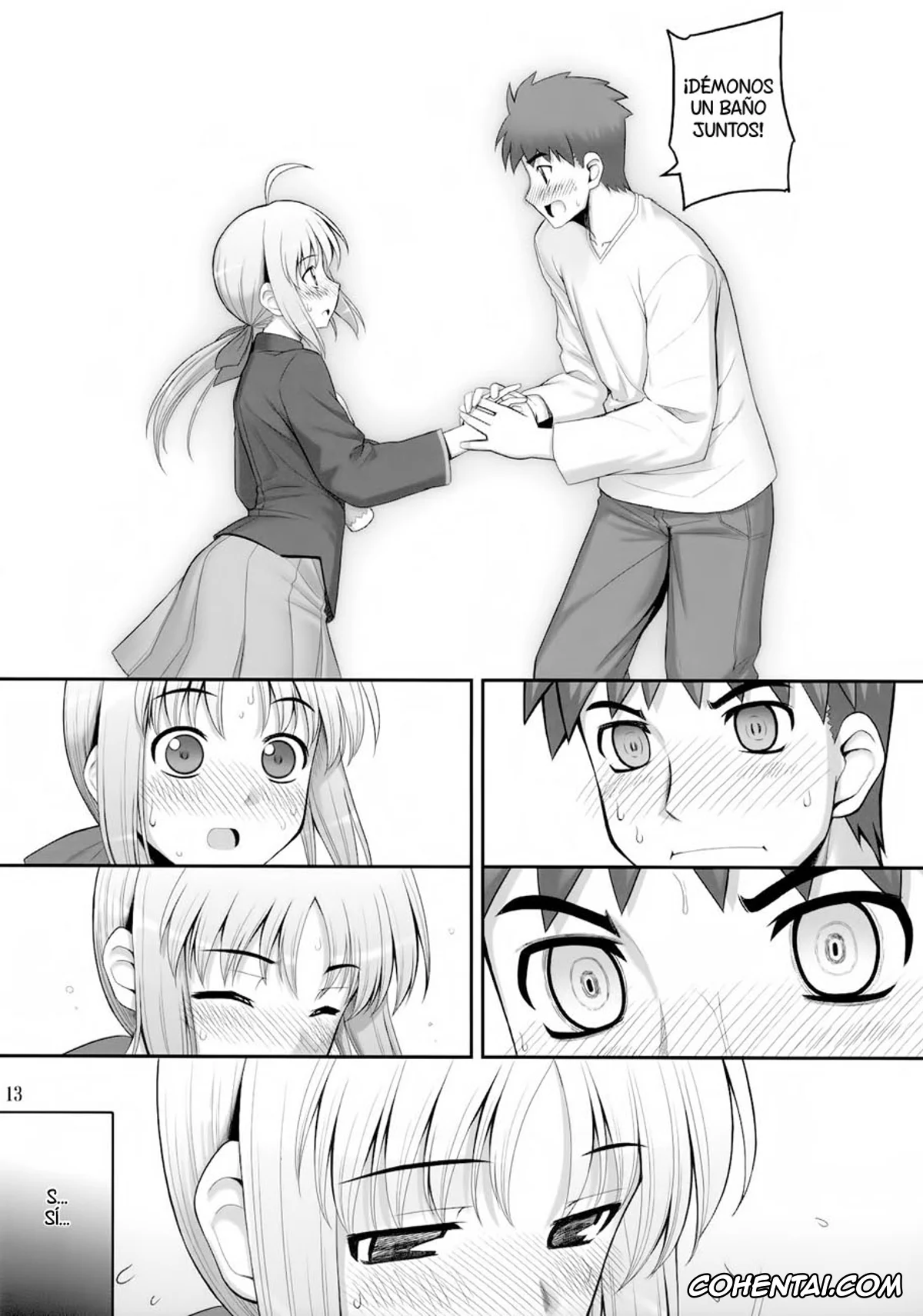 Fate/stay night porno, Saber | Arturia Pendragon porno, RE 10 (Fate/stay night), pagina 14