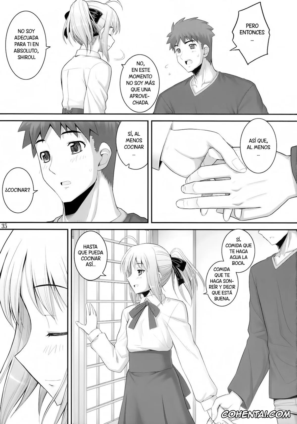 Fate/stay night hentai, Saber | Arturia Pendragon hentai, RE 10 (Fate/stay night), pagina 36