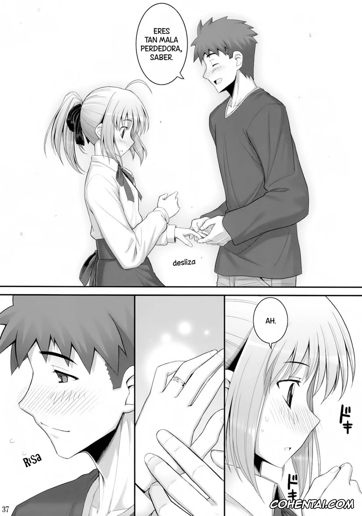 Fate/stay night porno, Saber | Arturia Pendragon porno, RE 10 (Fate/stay night), pagina 38