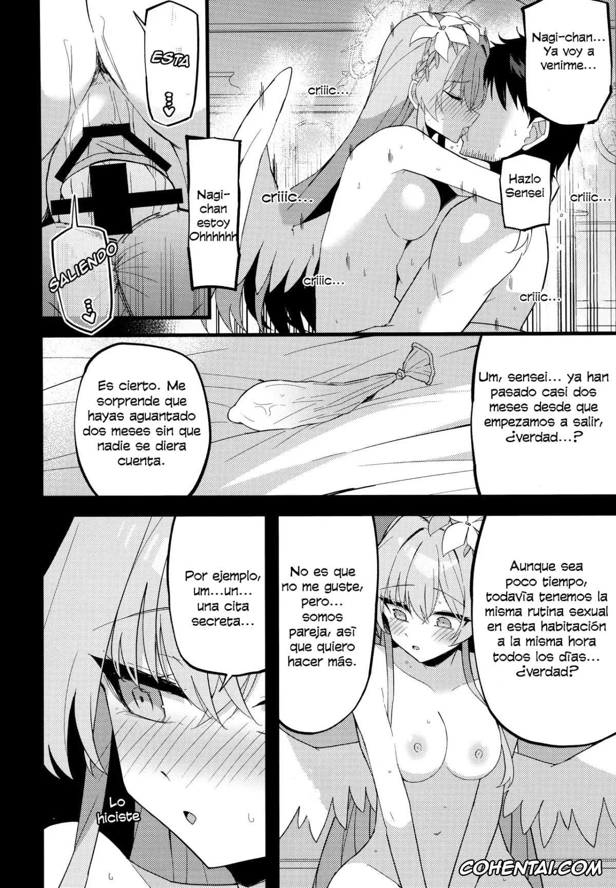 Blue Archive porno, Nagisa Kirifuji porno, Sensei porno, Konna Oshinobi Date… Kiitemasen! (Blue Archive), pagina 5