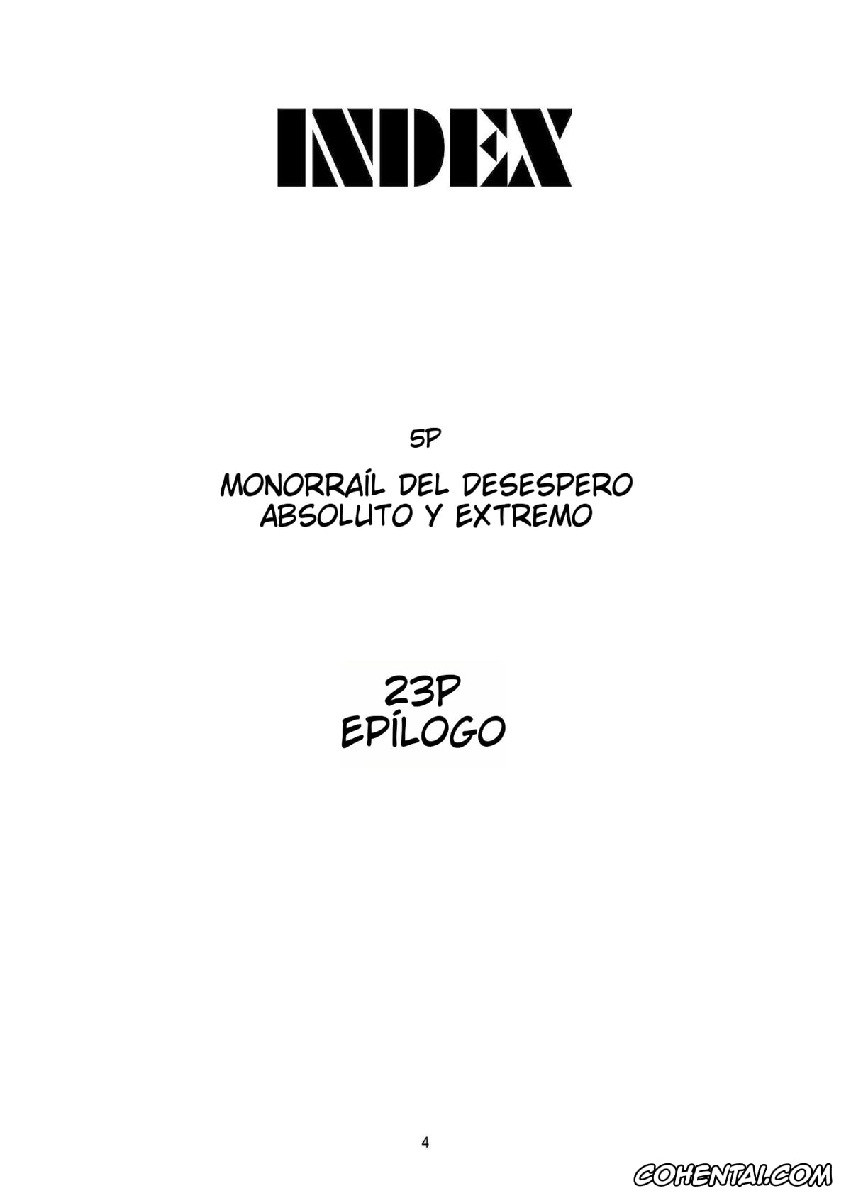 Danganronpa xxx, Komaru Naegi xxx, Kotoko Utsugi xxx, Touko Fukawa xxx, Zettai Zetsubou Zecchou Monorail (Danganronpa), pagina 4