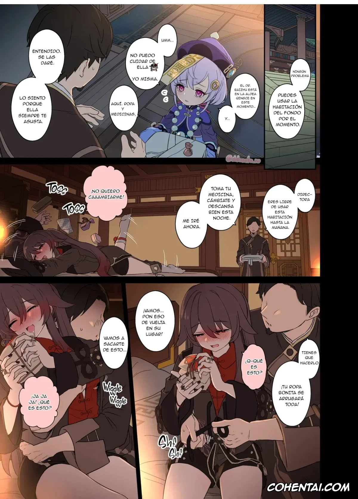 Genshin Impact hentai, Hu Tao hentai, Hu Tao ni Warui Koto o Suru no Hanashi (Genshin Impact), pagina 6