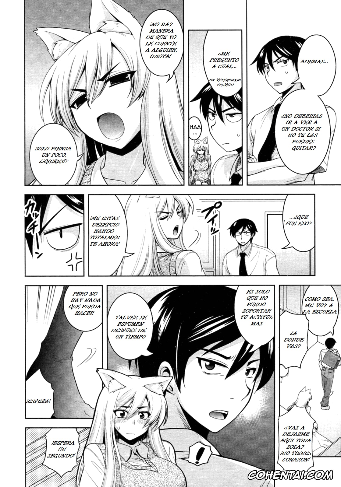 Revistas hentai, COMIC Aun hentai, Tabekko Doubutsu (Neko Hen) (COMIC Aun 2010-04), pagina 6