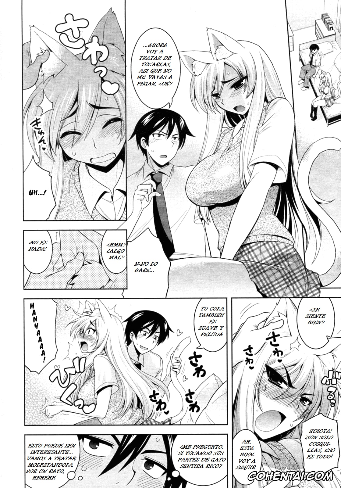 Revistas porno, COMIC Aun porno, Tabekko Doubutsu (Neko Hen) (COMIC Aun 2010-04), pagina 8