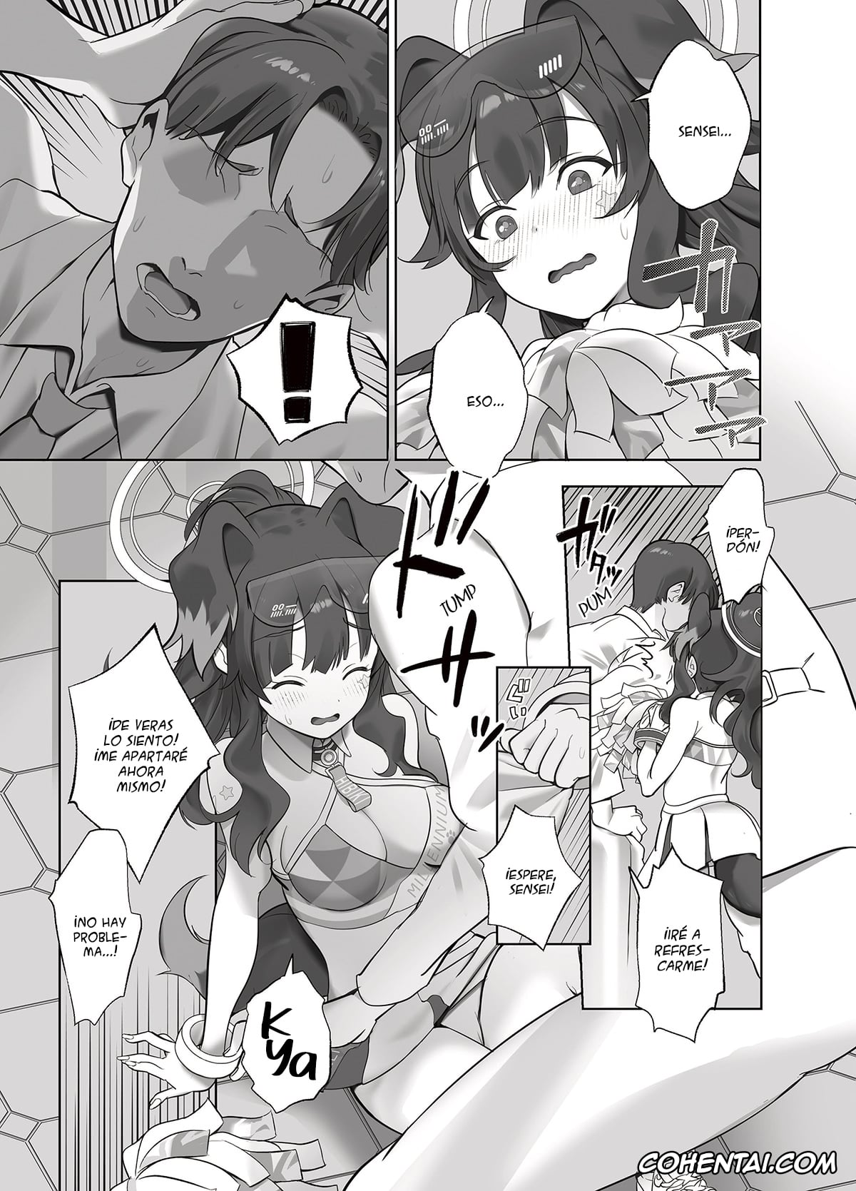 Blue Archive xxx, Hibiki Nekozuka xxx, Sensei xxx, Ike Ike Sensei Ganbare Ganbare Sensei (Blue Archive), pagina 4