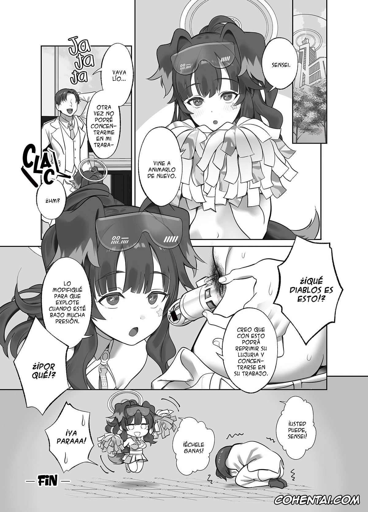 Blue Archive hentai, Hibiki Nekozuka hentai, Sensei hentai, Ike Ike Sensei Ganbare Ganbare Sensei (Blue Archive), pagina 18