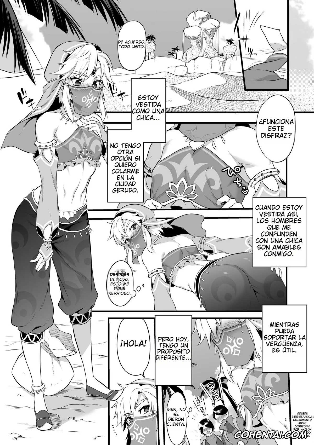 The Legend Of Zelda xxx, Link xxx, Yuusha ga Onnanoko ni Sarechau Hon (The Legend of Zelda), pagina 4