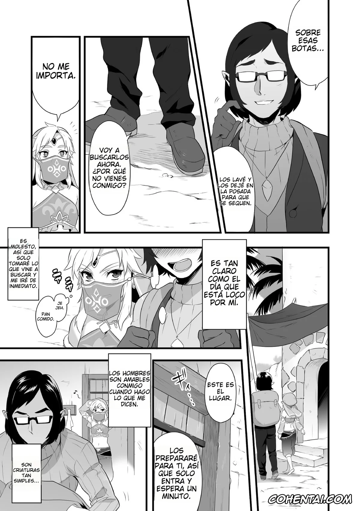 The Legend Of Zelda hentai, Link hentai, Yuusha ga Onnanoko ni Sarechau Hon (The Legend of Zelda), pagina 6