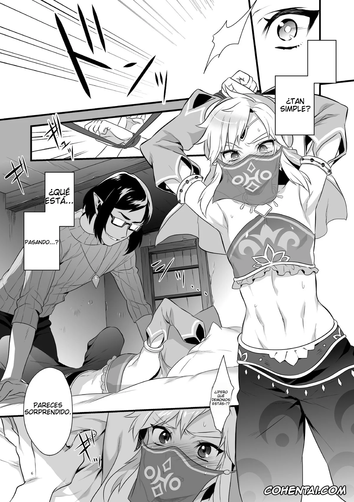 The Legend Of Zelda xxx, Link xxx, Yuusha ga Onnanoko ni Sarechau Hon (The Legend of Zelda), pagina 7