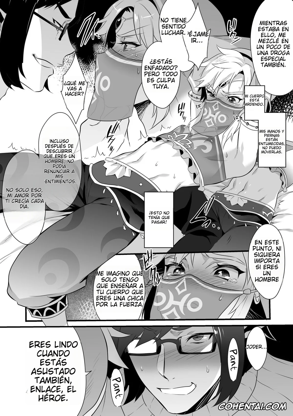 The Legend Of Zelda hentai, Link hentai, Yuusha ga Onnanoko ni Sarechau Hon (The Legend of Zelda), pagina 9
