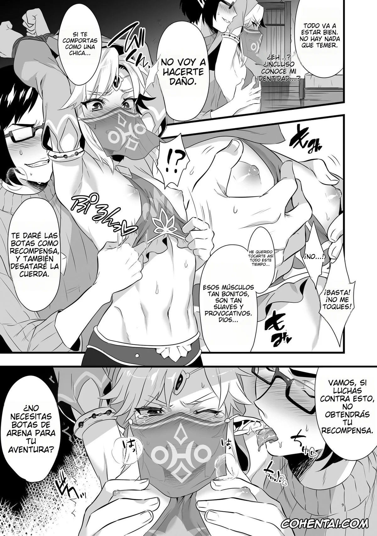 The Legend Of Zelda xxx, Link xxx, Yuusha ga Onnanoko ni Sarechau Hon (The Legend of Zelda), pagina 10