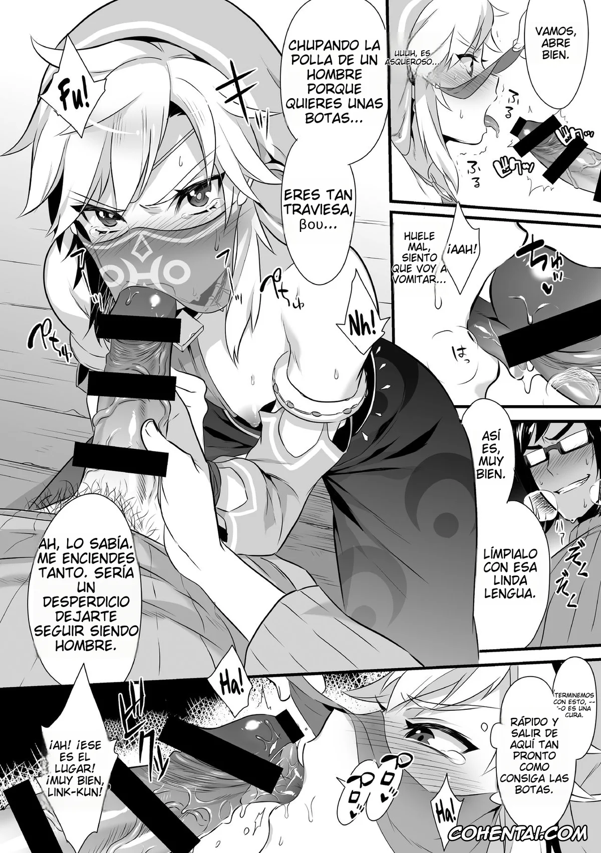 The Legend Of Zelda xxx, Link xxx, Yuusha ga Onnanoko ni Sarechau Hon (The Legend of Zelda), pagina 13