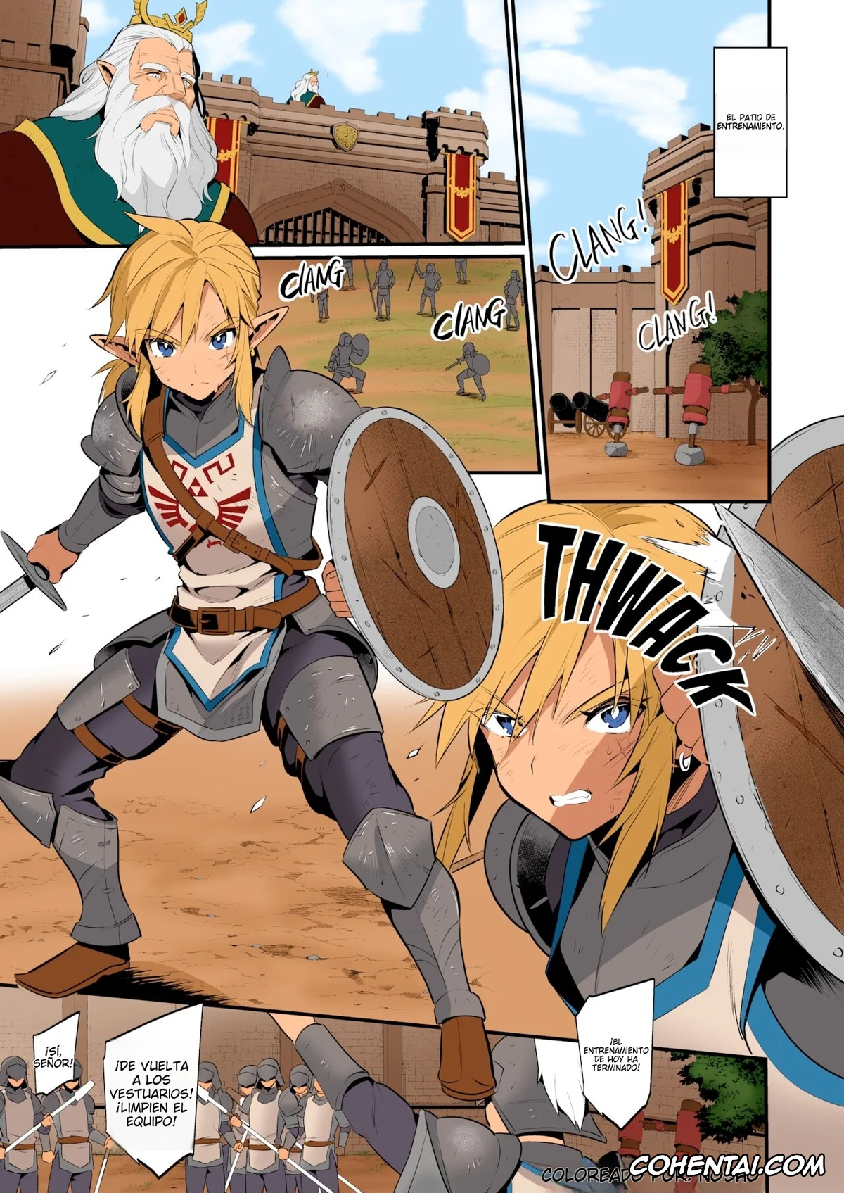 The Legend Of Zelda xxx, Link xxx, Kunrenhei no Junan (The Legend of Zelda), pagina 4