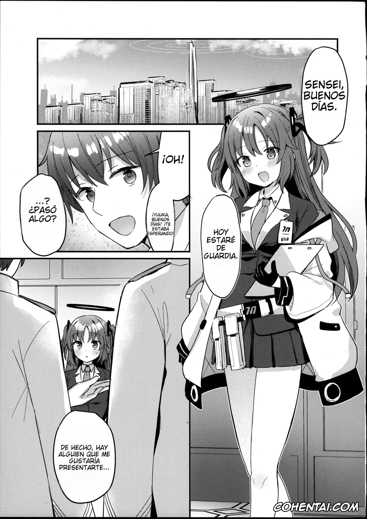 Blue Archive xxx, Yuuka Hayase xxx, Kimodebu Sugite Kivotos o Horoboshita Sensei ga Bessekaisen no Yuuka o NTR Ryoujoku suru Hon (Blue Archive), pagina 4