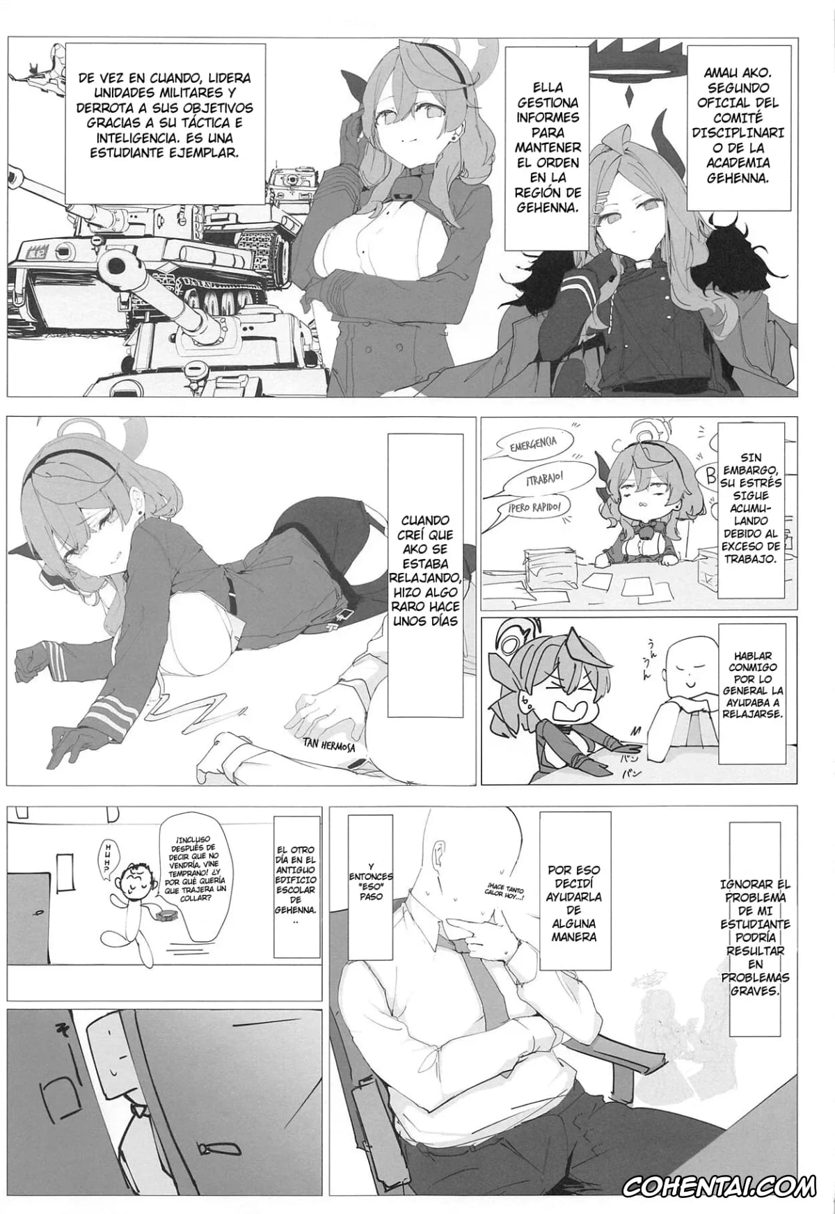 Blue Archive xxx, Ako Amau xxx, Sensei xxx, Byuru A-Kan Iku! (Blue Archive), pagina 7