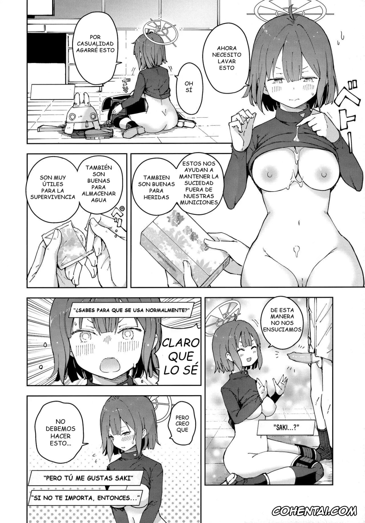 Blue Archive hentai, Saki Sorai hentai, Saki o Suinagara H suru Hanashi (Blue Archive), pagina 15