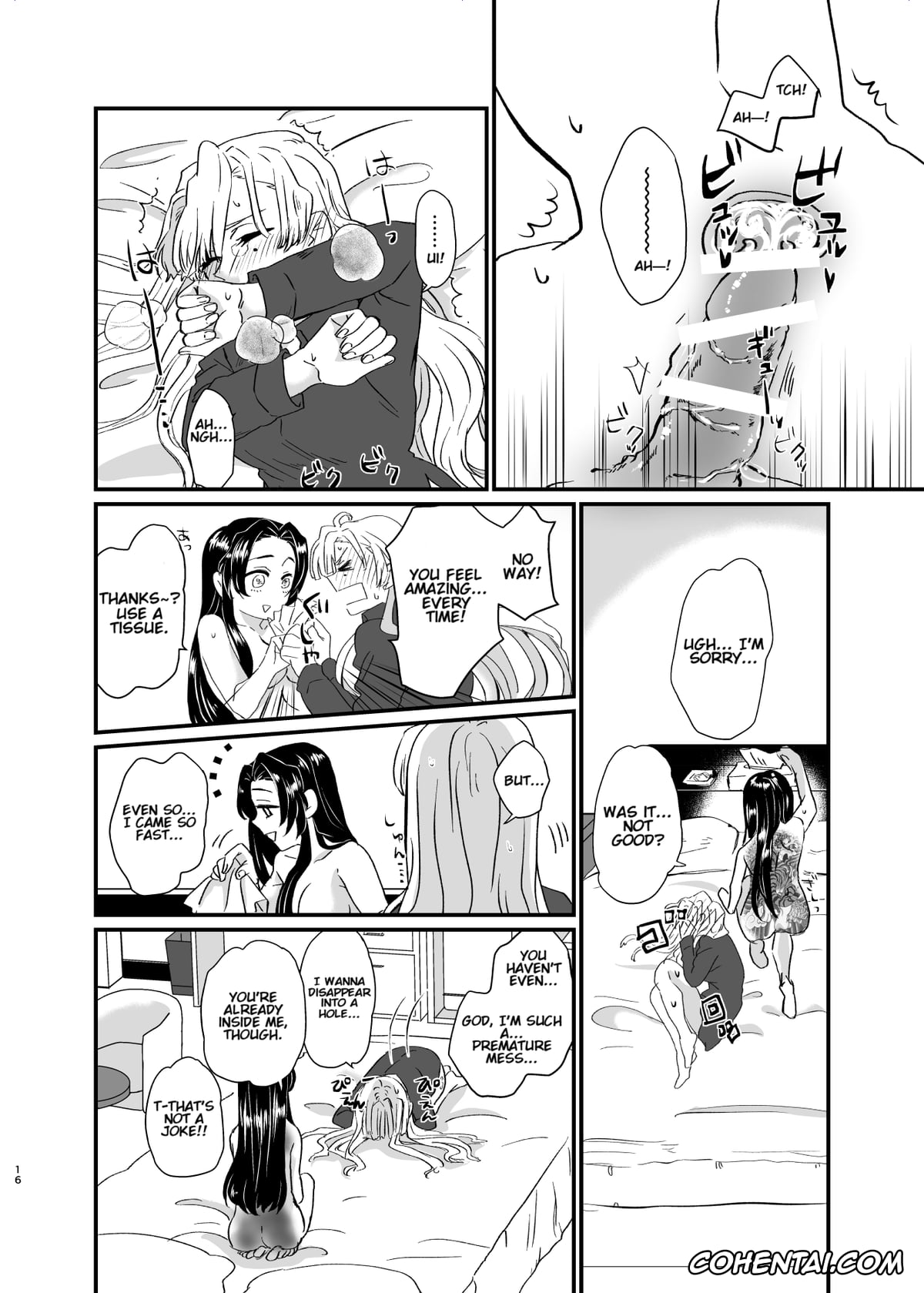 Kimetsu No Yaiba | Demon Slayer xxx, Kanae Kochou xxx, Mitsuri Kanroji xxx, Shinobu Kochou xxx, Umeawase (Kimetsu no Yaiba), pagina 16