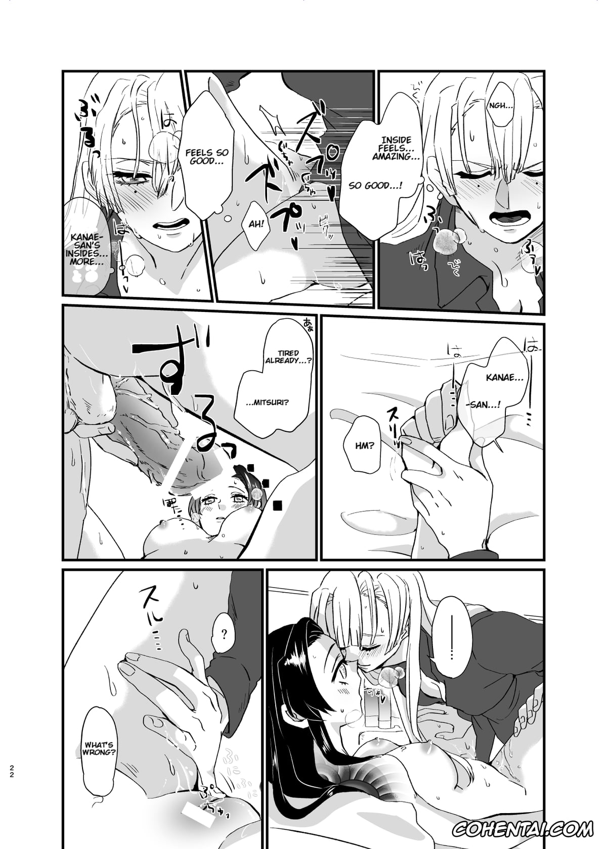 Kimetsu No Yaiba | Demon Slayer xxx, Kanae Kochou xxx, Mitsuri Kanroji xxx, Shinobu Kochou xxx, Umeawase (Kimetsu no Yaiba), pagina 22