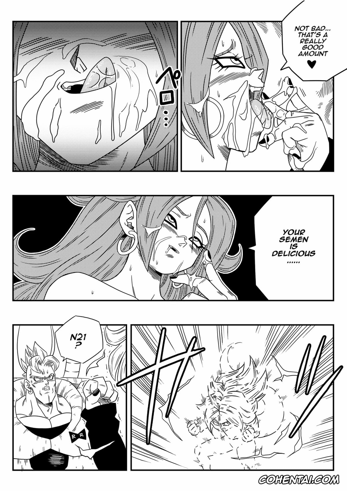 Dragon Ball Z hentai, Android 16 hentai, Android 21 hentai, Busty Android Wants to Dominate the World!! (Dragon Ball Z), pagina 9