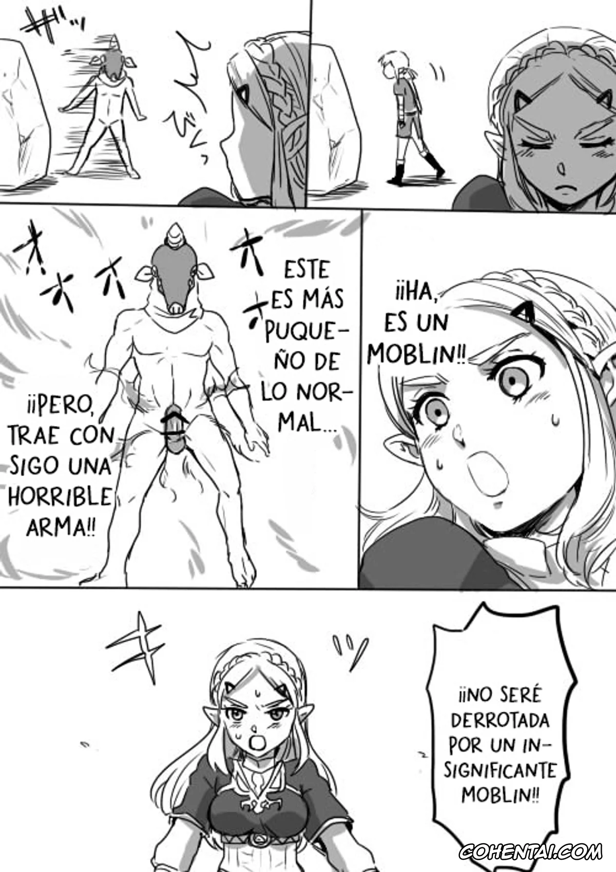 The Legend Of Zelda xxx, Link xxx, Princess Zelda xxx, Link to Zelda no Shoshinsha ni Yasashii Sex Nyuumon (The Legend of Zelda: Breath of the Wild), pagina 4