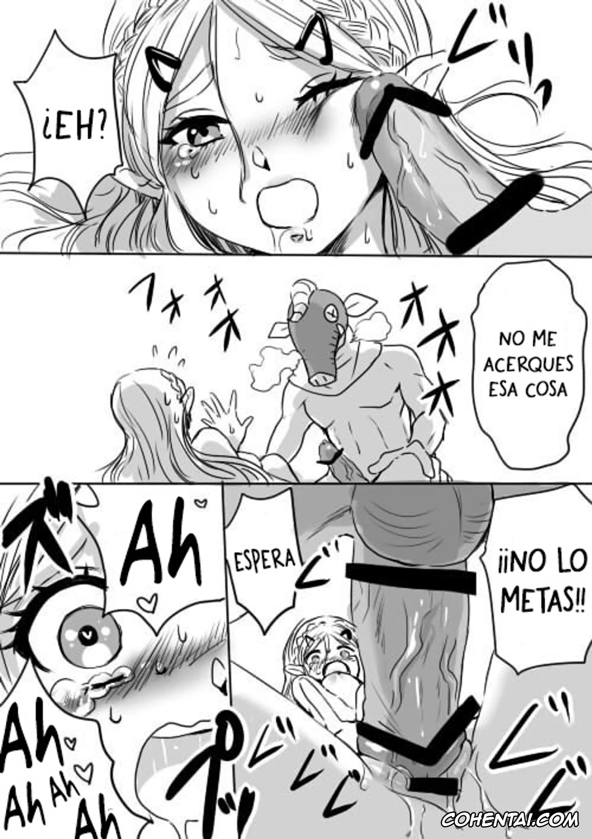 The Legend Of Zelda hentai, Link hentai, Princess Zelda hentai, Link to Zelda no Shoshinsha ni Yasashii Sex Nyuumon (The Legend of Zelda: Breath of the Wild), pagina 9