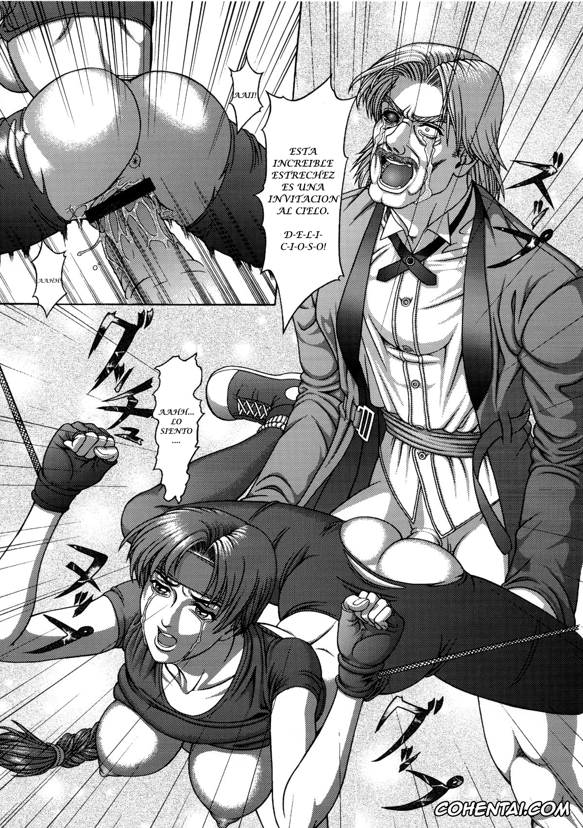 King of Fighters hentai, Rugal Bernstein hentai, Vice hentai, Yuri Sakazaki hentai, Rugal Bernstein no Kuishinbou Banzai (BUSTY HEAVEN Eranyuu Tengoku) (King of Fighters), pagina 15