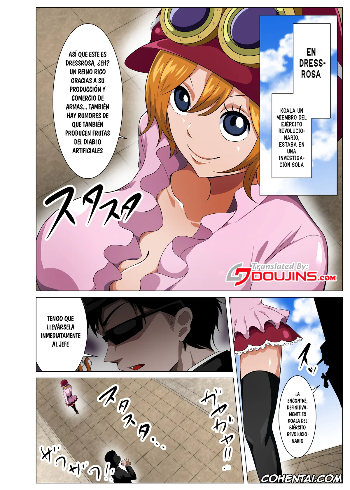 One Piece porno, Koala porno, Nerawareta Moto Dorei no Bakunyuu Musume (One Piece), pagina 2