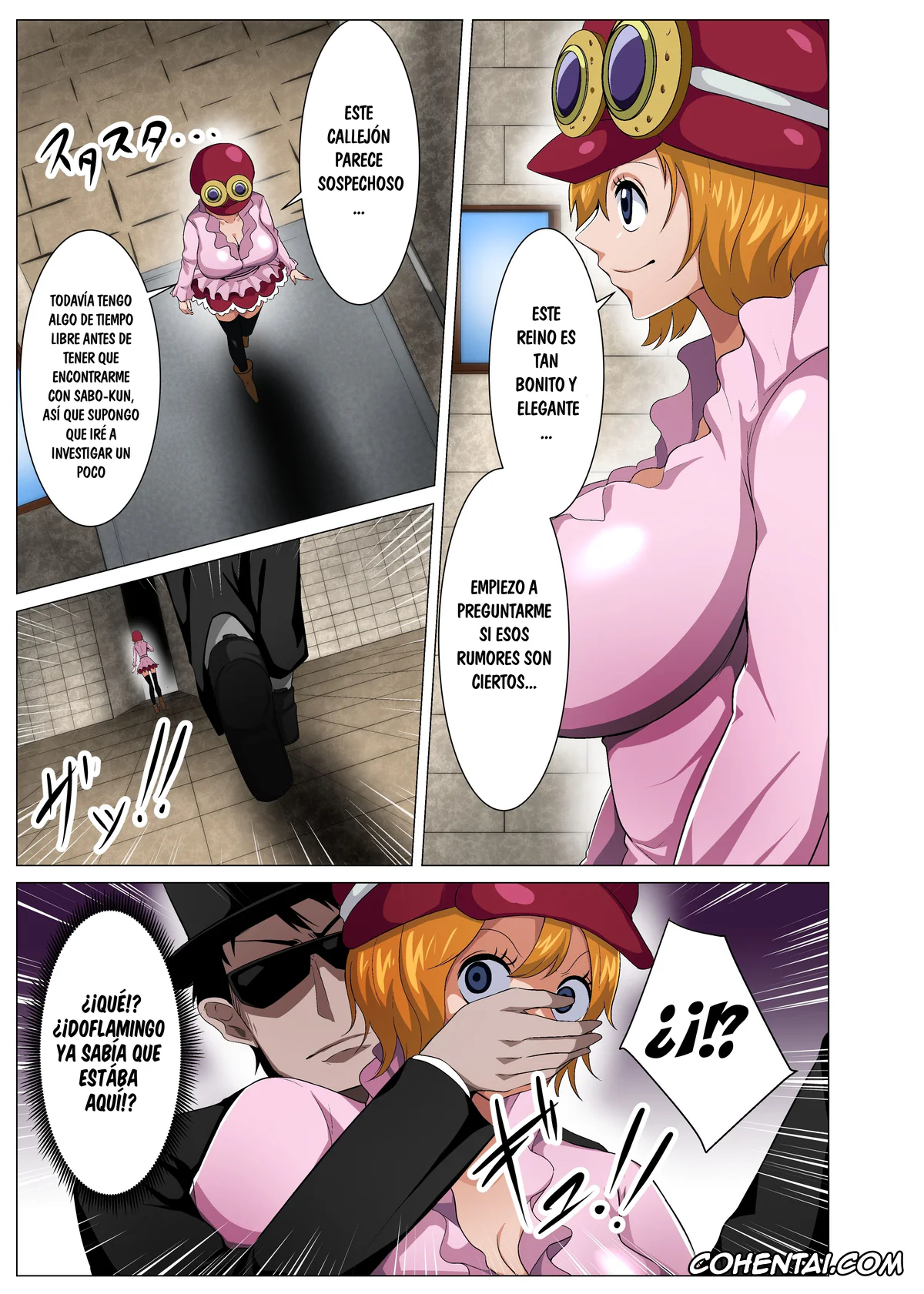 One Piece hentai, Koala hentai, Nerawareta Moto Dorei no Bakunyuu Musume (One Piece), pagina 3