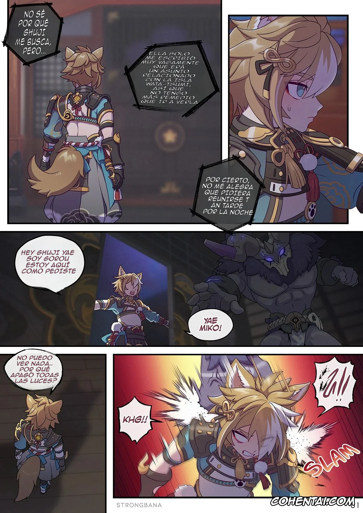 Genshin Impact xxx, Gorou xxx, Hilichurl xxx, Yae Miko xxx, Gorou (Genshin Impact), pagina 1