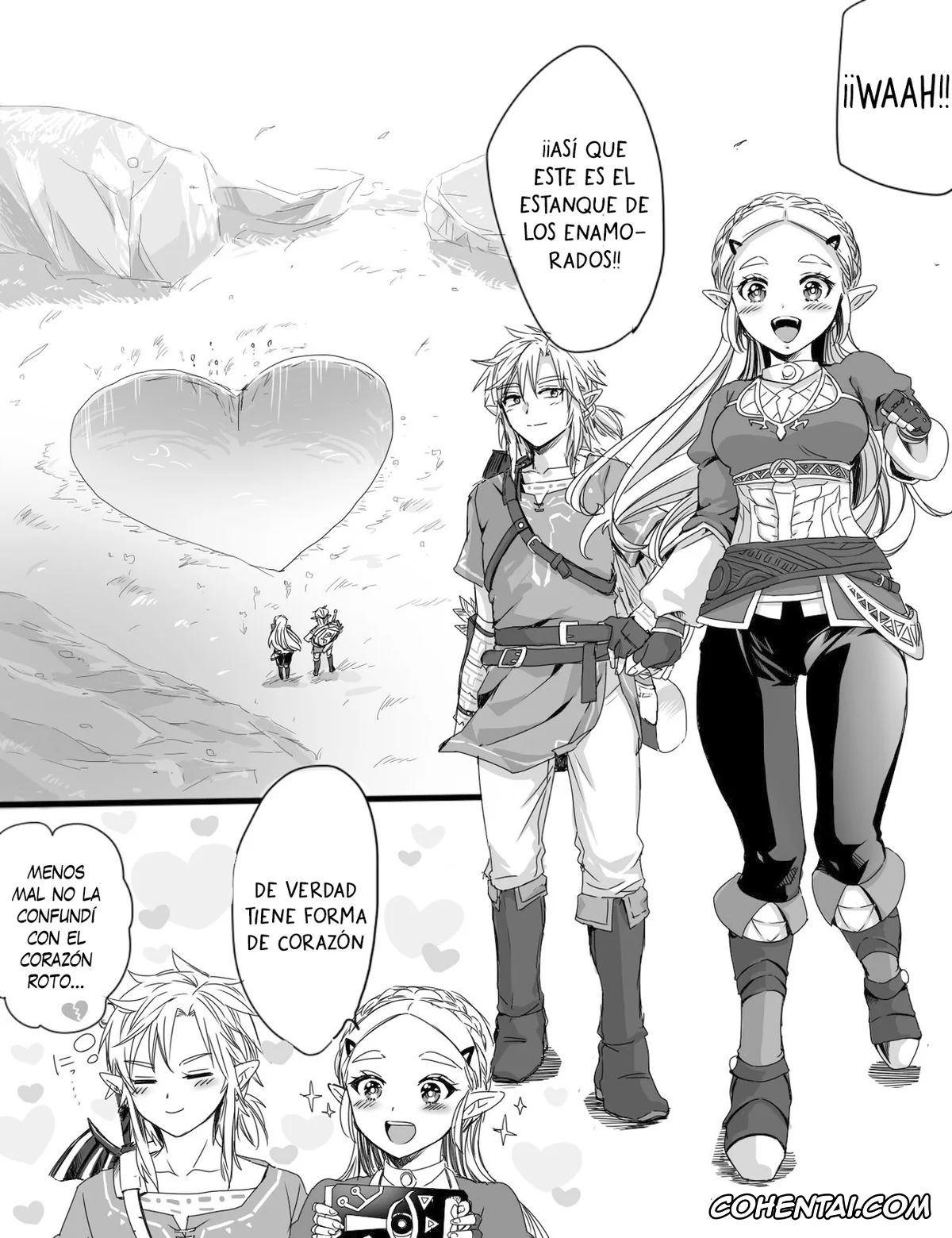 The Legend Of Zelda porno, Link porno, Princess Zelda porno, Purah porno, Love Pond Power (The Legend of Zelda), pagina 2