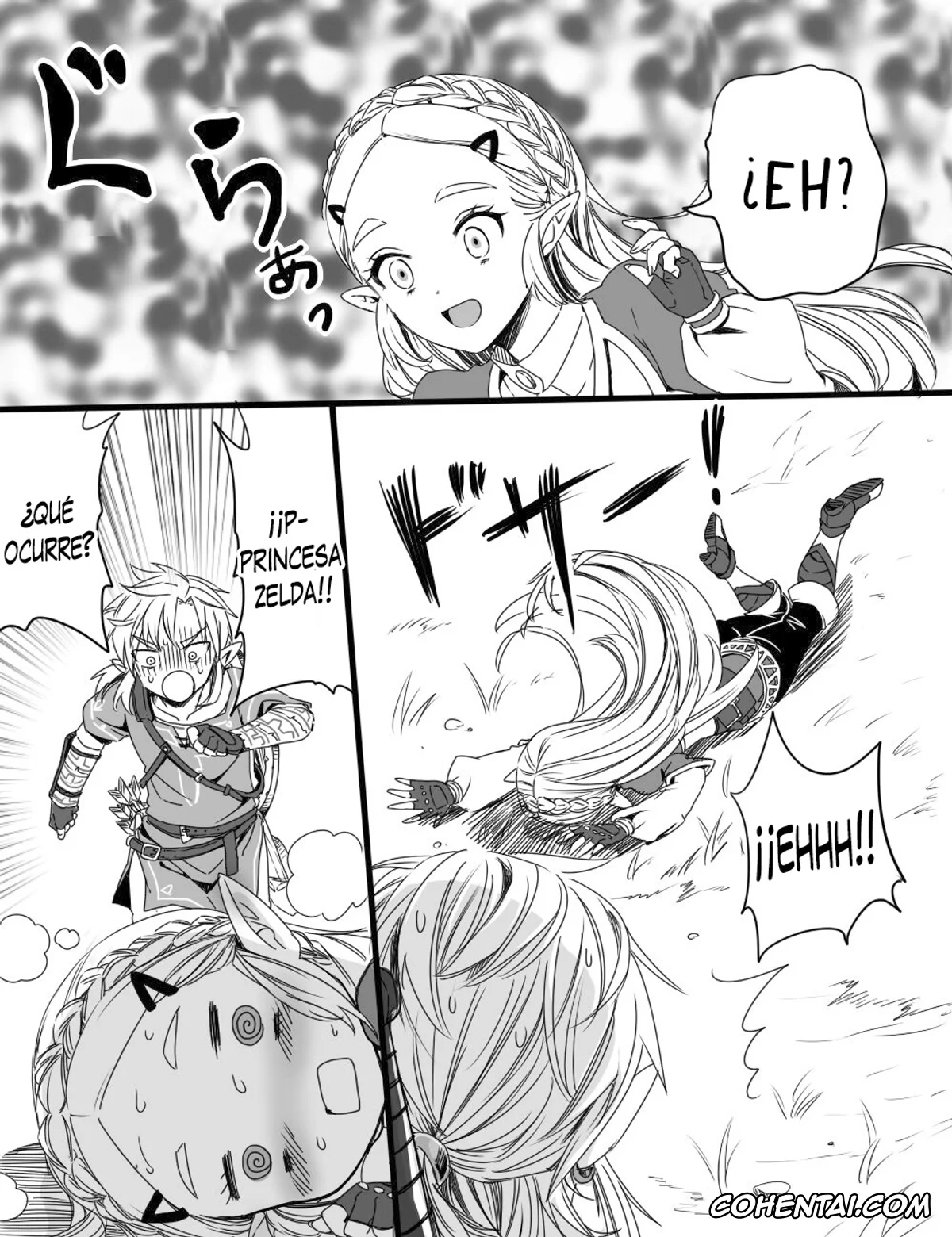 The Legend Of Zelda hentai, Link hentai, Princess Zelda hentai, Purah hentai, Love Pond Power (The Legend of Zelda), pagina 3