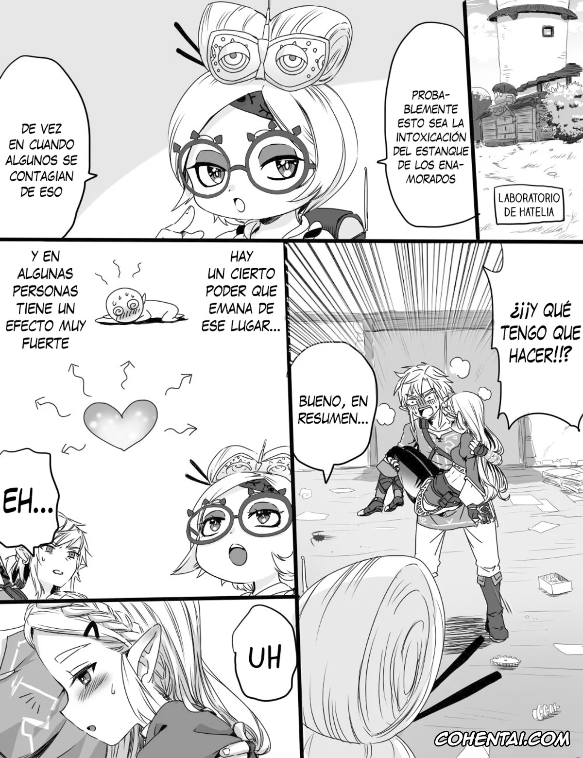 The Legend Of Zelda xxx, Link xxx, Princess Zelda xxx, Purah xxx, Love Pond Power (The Legend of Zelda), pagina 4