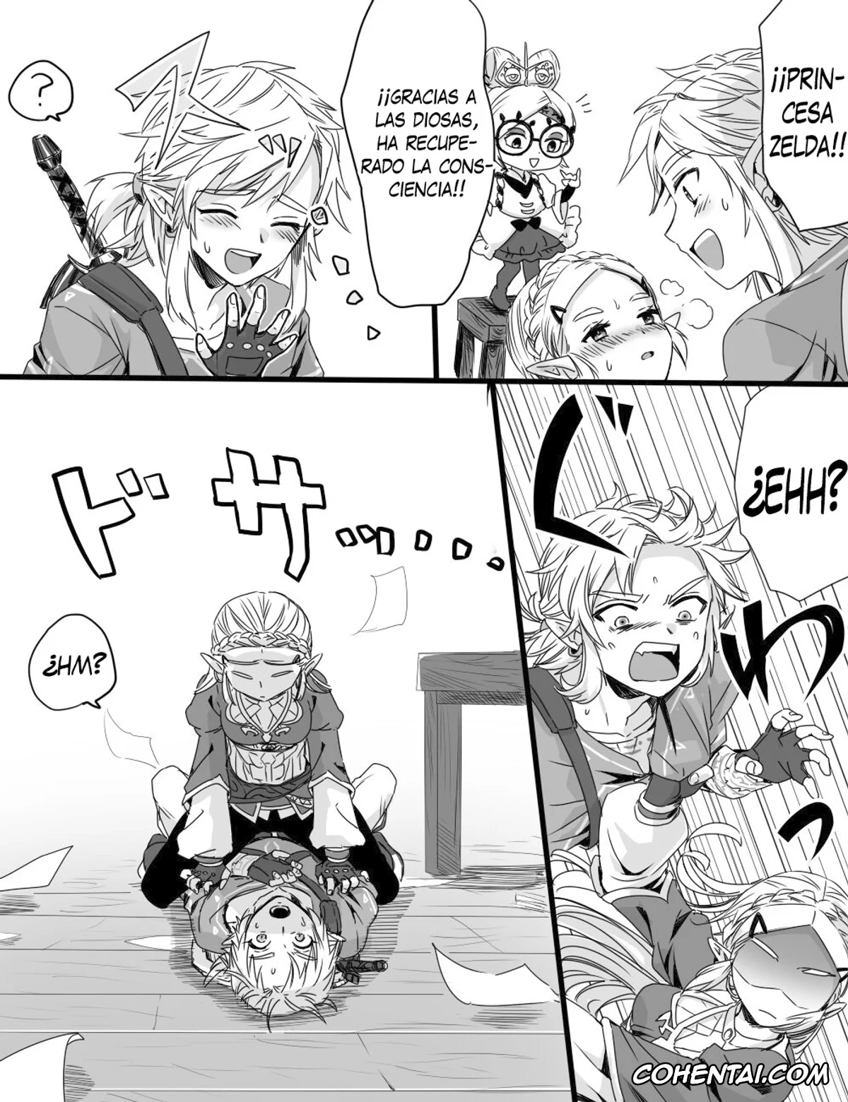The Legend Of Zelda porno, Link porno, Princess Zelda porno, Purah porno, Love Pond Power (The Legend of Zelda), pagina 5