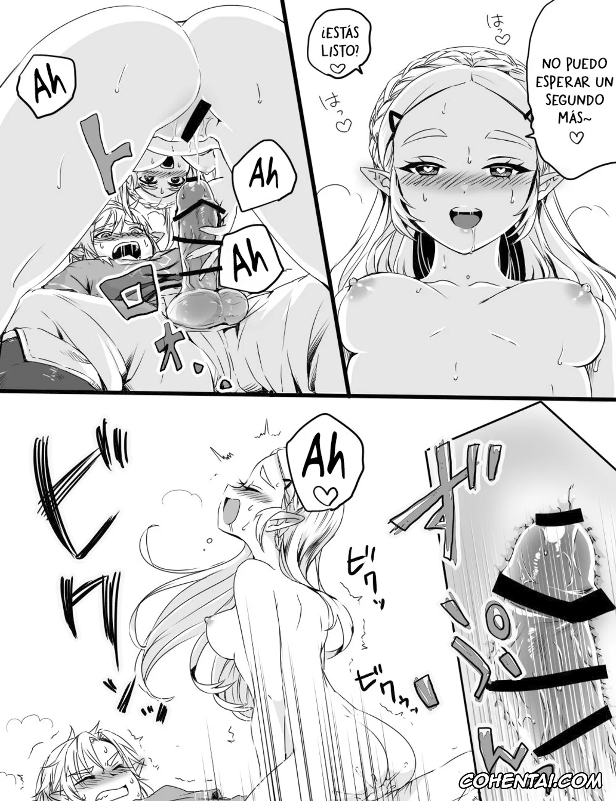 The Legend Of Zelda hentai, Link hentai, Princess Zelda hentai, Purah hentai, Love Pond Power (The Legend of Zelda), pagina 9