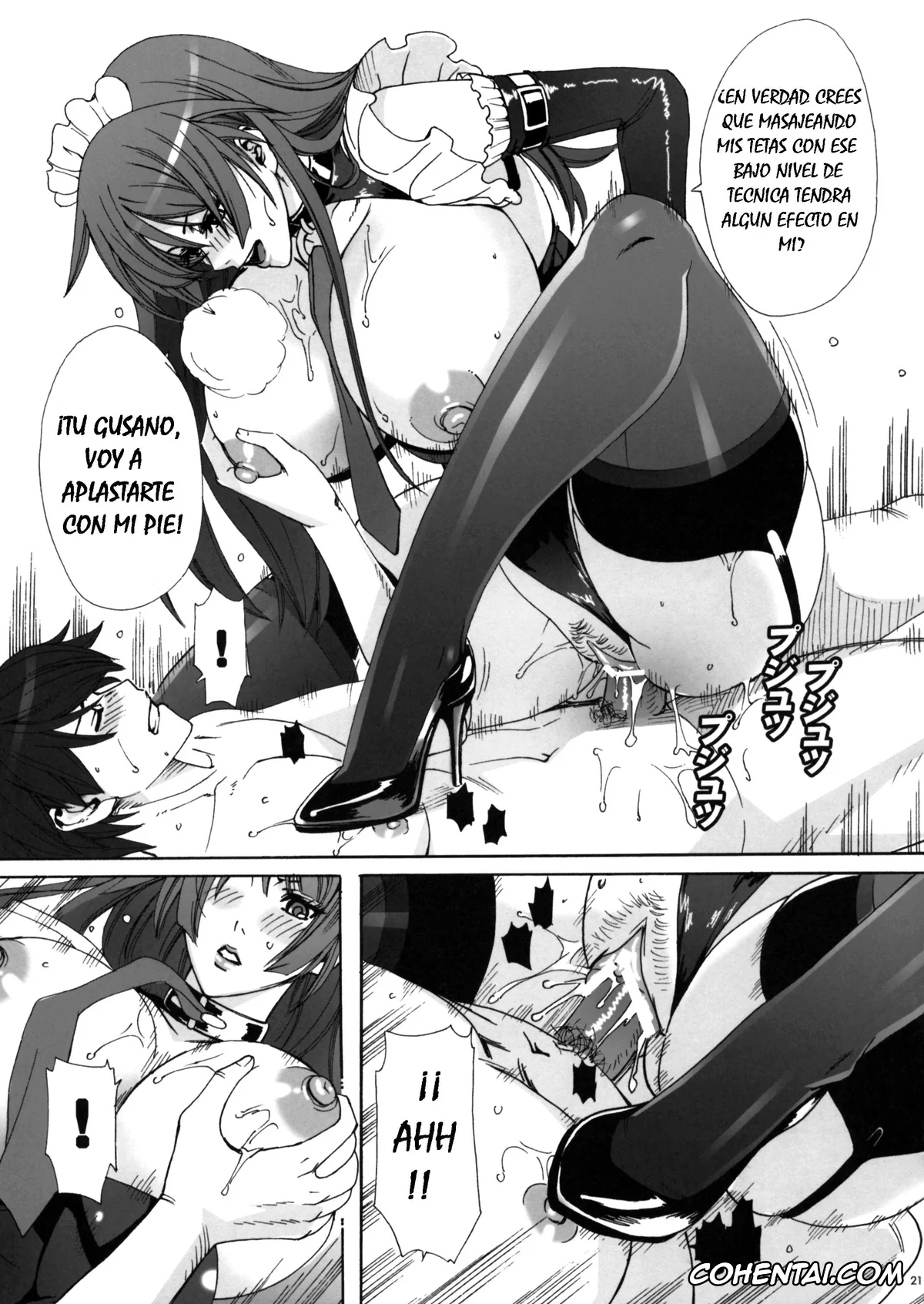 Bakemonogatari porno, Hitagi Senjougahara porno, Koyomi Araragi porno, Soumonogatari – Twin Monogatari (Bakemonogatari), pagina 20