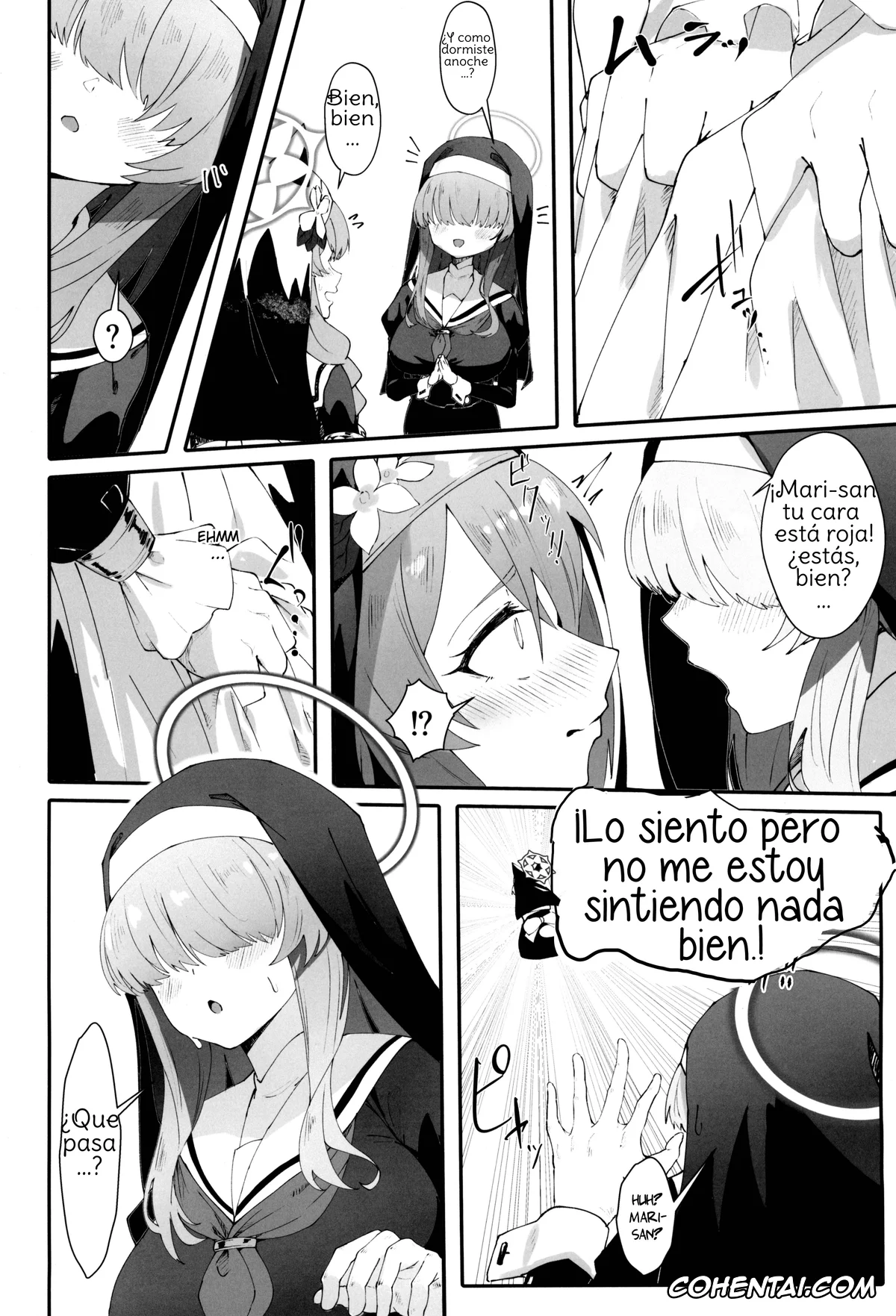Blue Archive hentai, Mari Iochi hentai, Teiketsu to Aiyoku no Kuuhaku ni (Blue Archive), pagina 6
