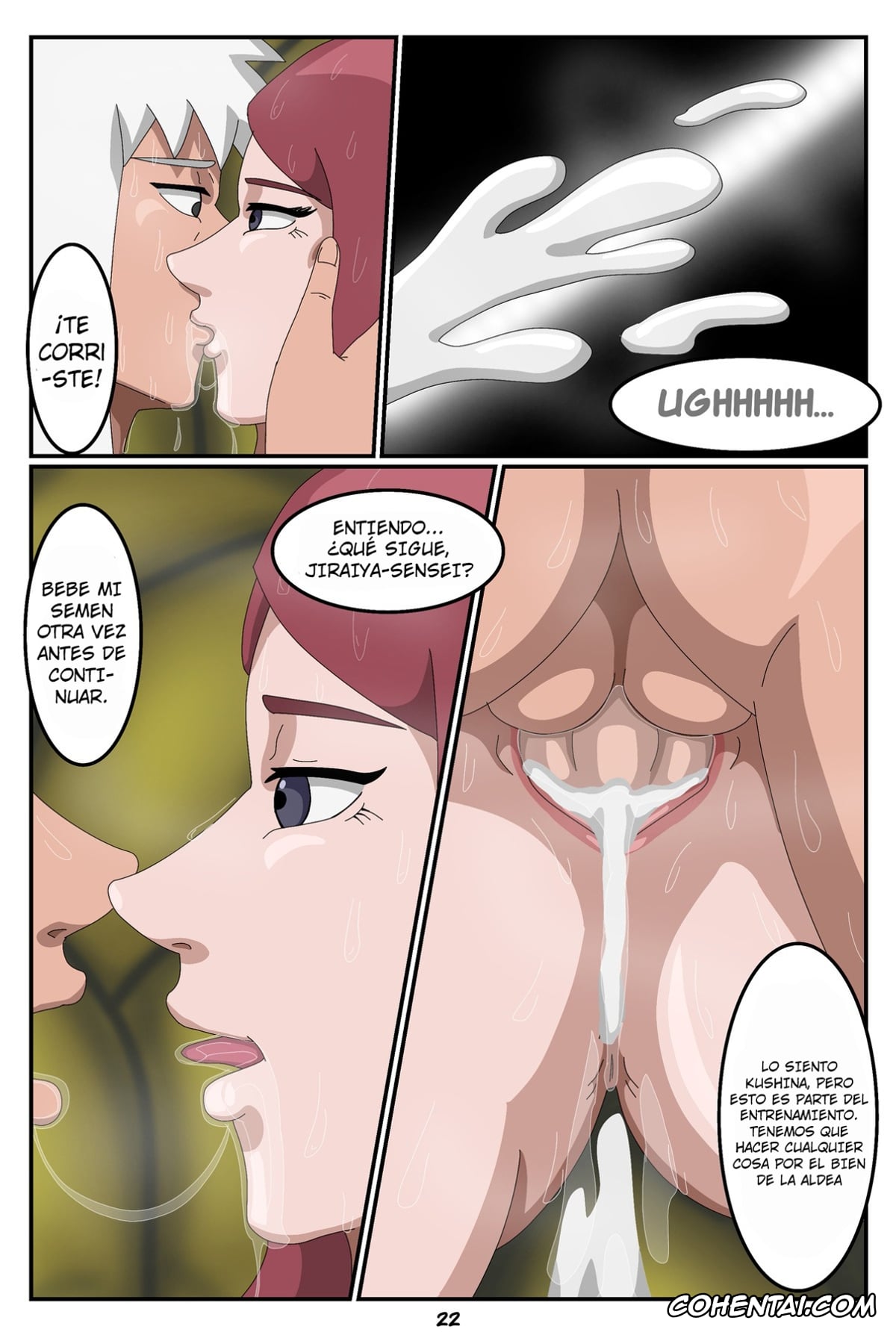 NARUTO porno, Jiraiya porno, Kushina Uzumaki porno, Minato porno, Minato Namikaze porno, Sensei Hard Rock Training (Naruto), pagina 23