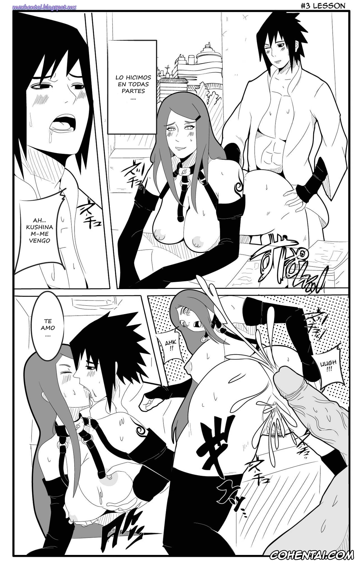 NARUTO porno, Kushina Uzumaki porno, Sasuke Uchiha porno, Immoral Lesson (Naruto), pagina 8