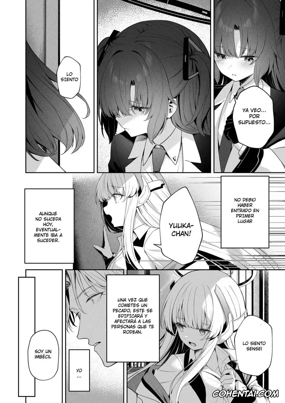 Blue Archive hentai, Noa Ushio hentai, Sensei hentai, Yuuka Hayase hentai, Answers (Blue Archive), pagina 3