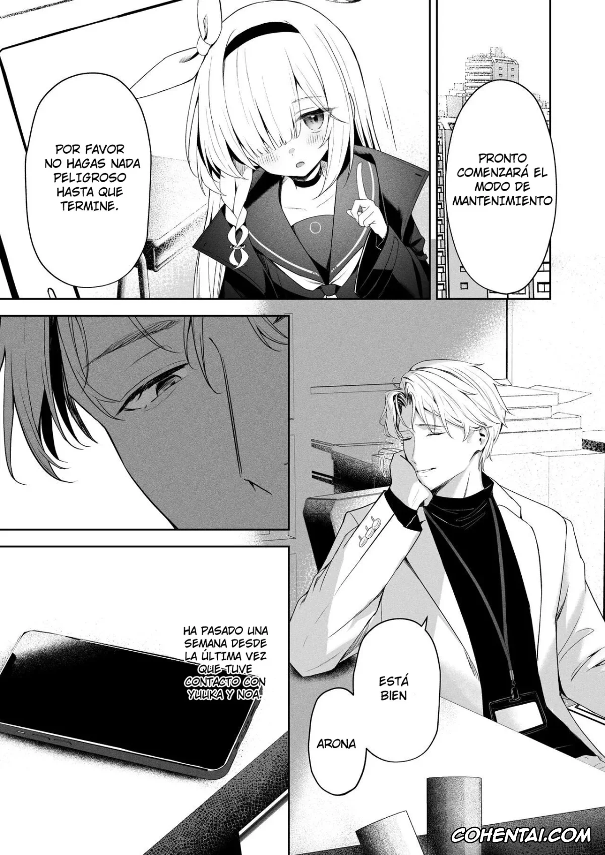 Blue Archive xxx, Noa Ushio xxx, Sensei xxx, Yuuka Hayase xxx, Answers (Blue Archive), pagina 4