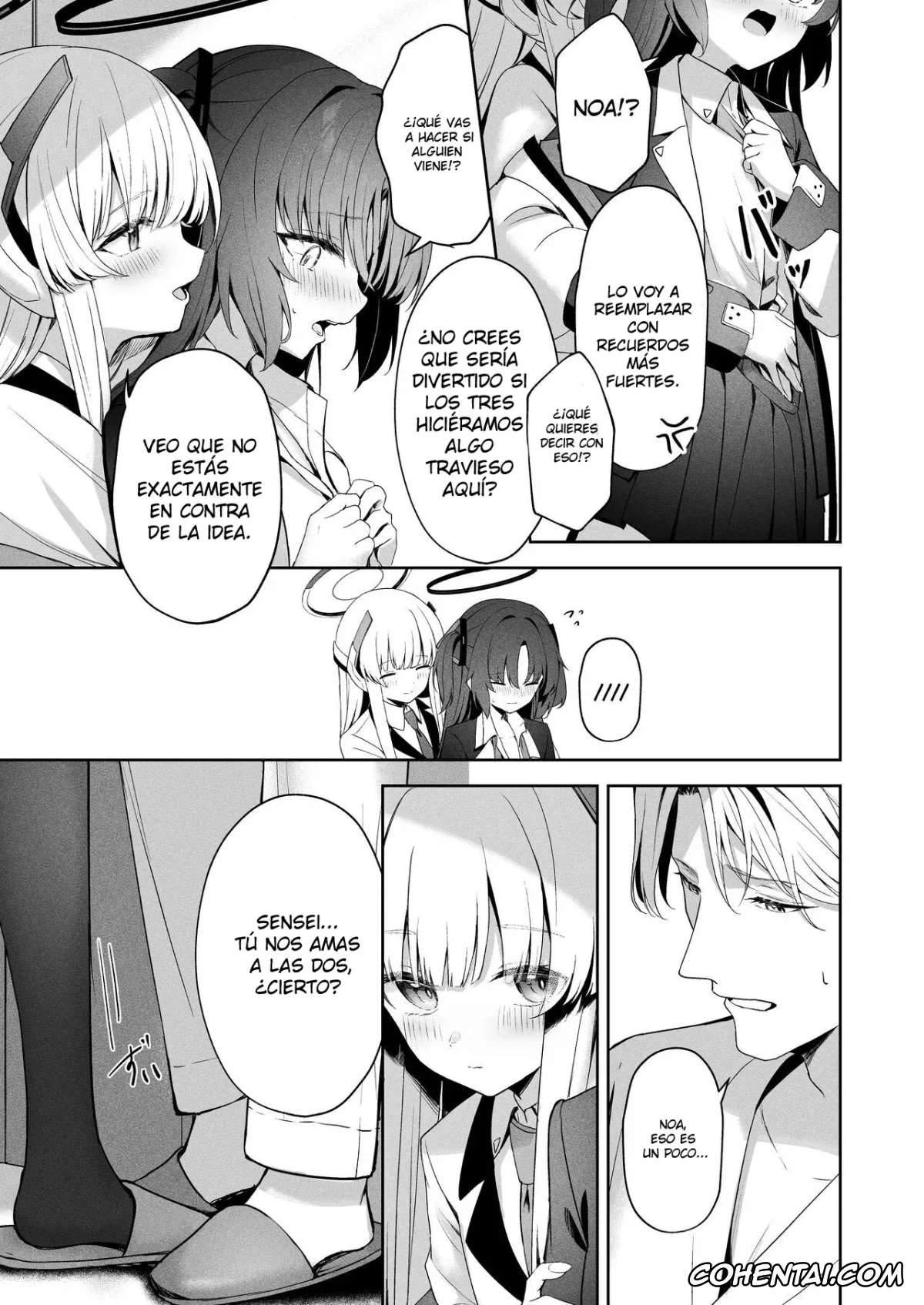 Blue Archive hentai, Noa Ushio hentai, Sensei hentai, Yuuka Hayase hentai, Answers (Blue Archive), pagina 30