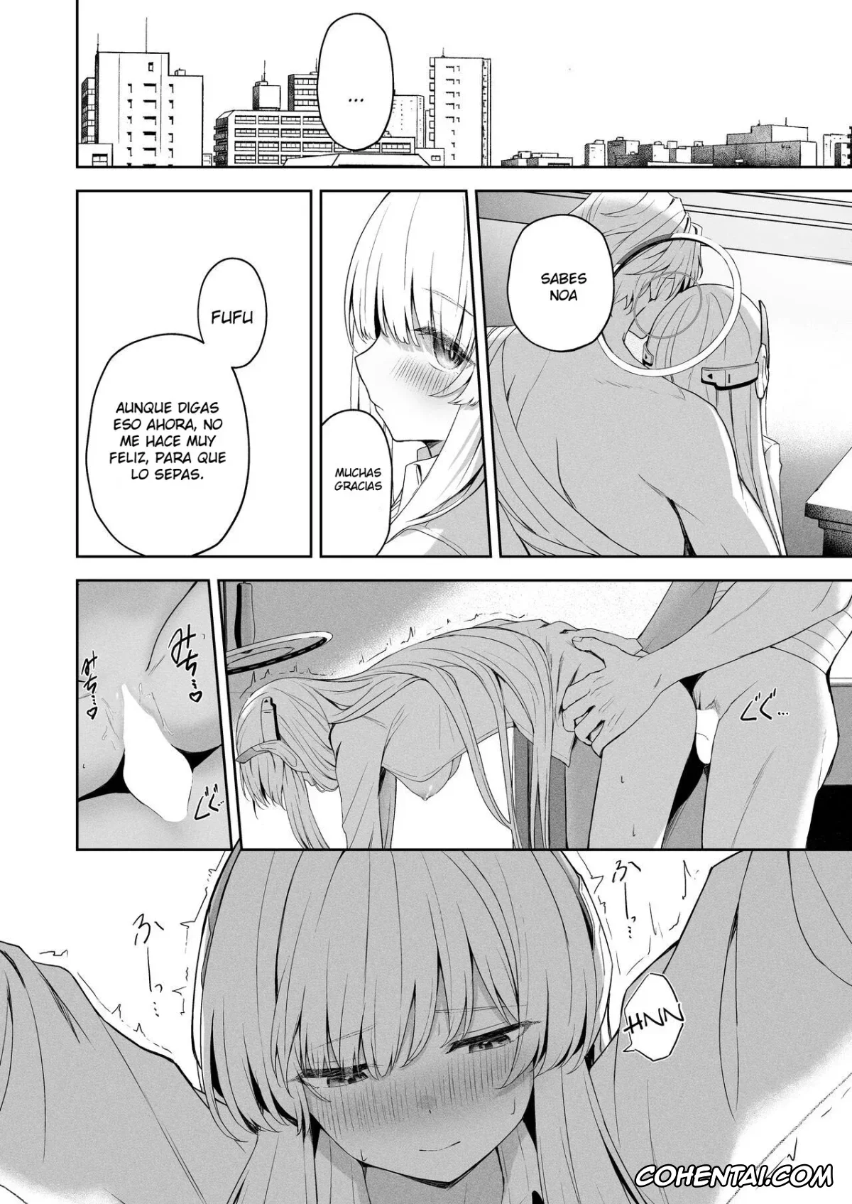 Blue Archive xxx, Noa Ushio xxx, Sensei xxx, Yuuka Hayase xxx, Answers (Blue Archive), pagina 43