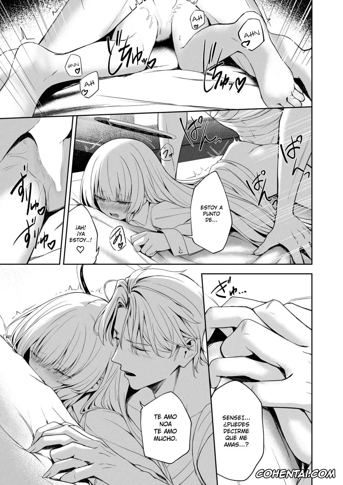 Blue Archive xxx, Noa Ushio xxx, Sensei xxx, Yuuka Hayase xxx, Answers (Blue Archive), pagina 46