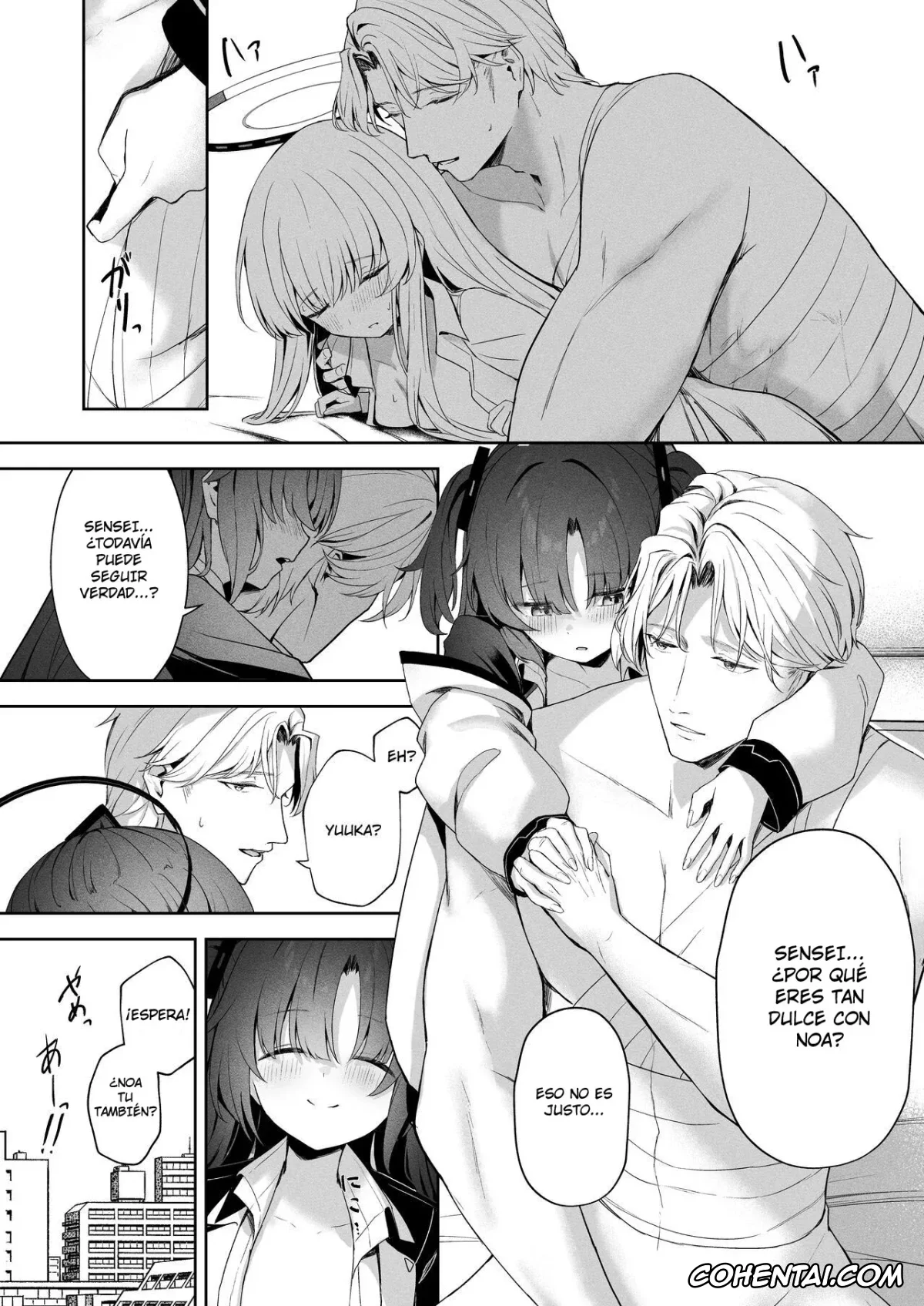 Blue Archive hentai, Noa Ushio hentai, Sensei hentai, Yuuka Hayase hentai, Answers (Blue Archive), pagina 48